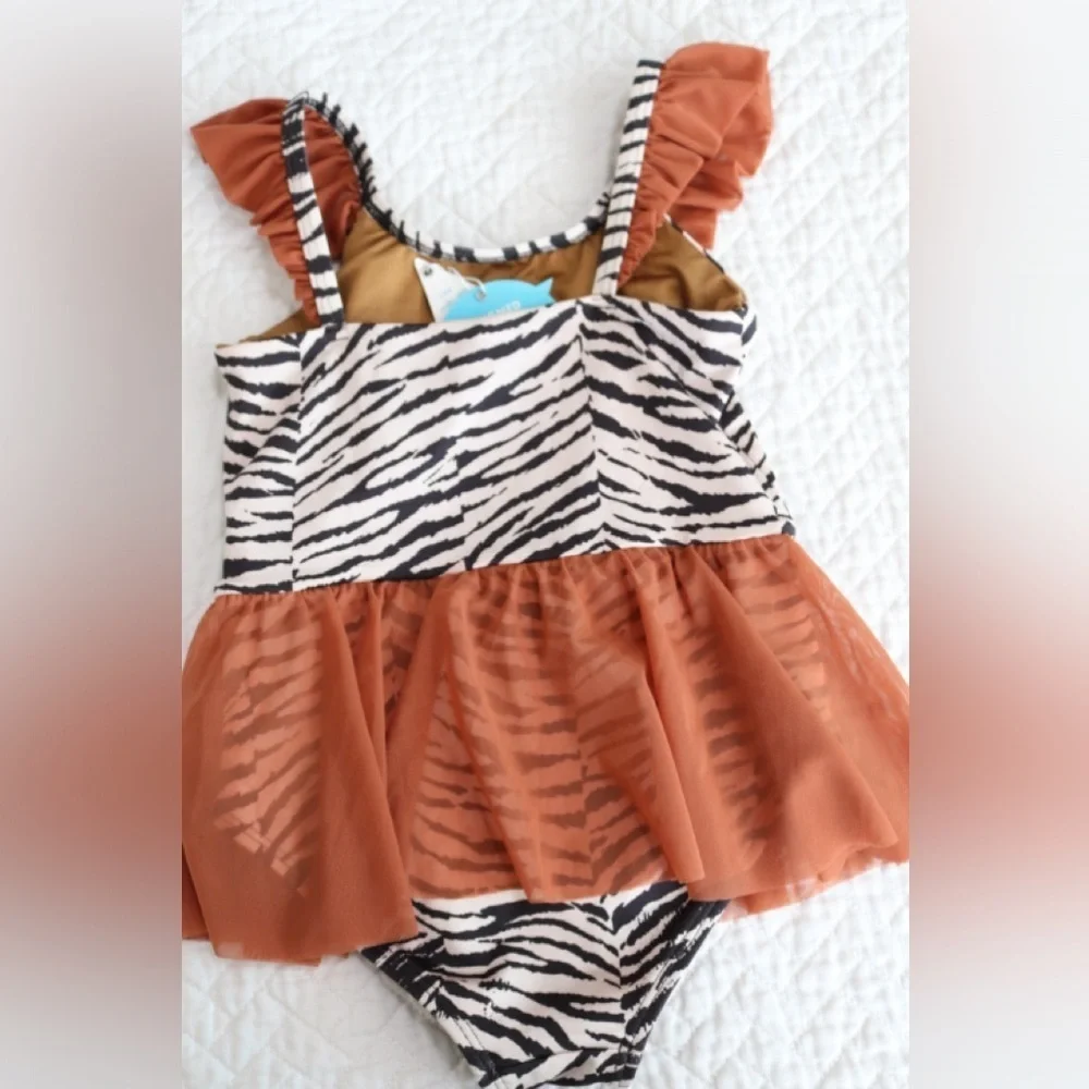 NWT WET Girls Swimwear Sz 5Y Animal Print